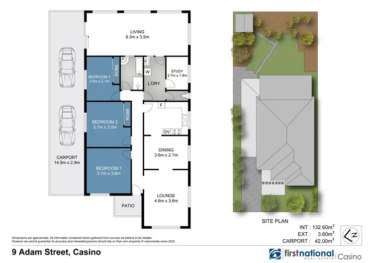 Floorplan of Homely house listing, 9 Adam Street, Casino NSW 2470
