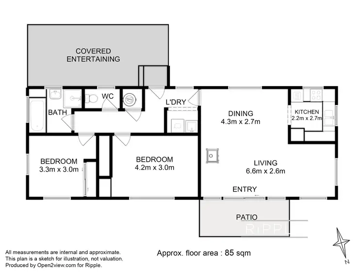 Floorplan of Homely house listing, 10 Manning Drive, Orford TAS 7190