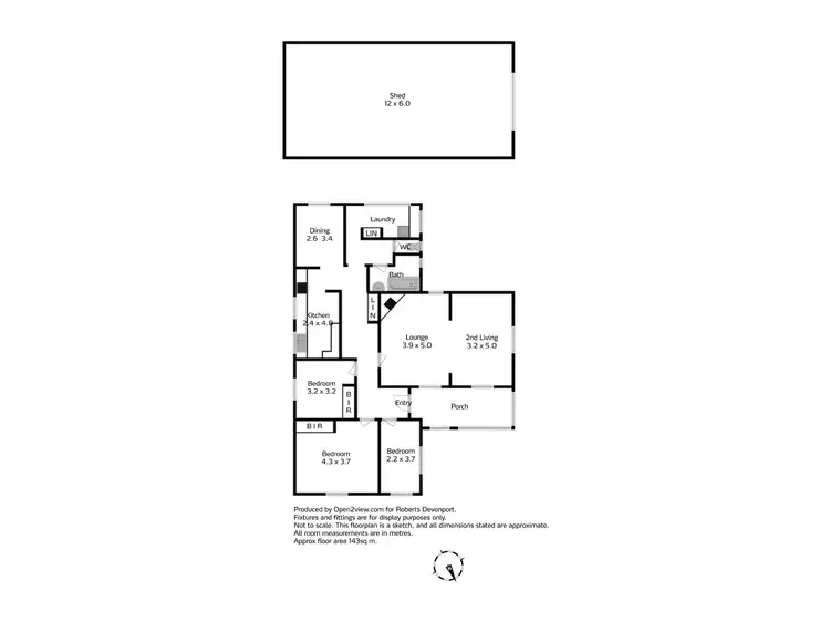 Floorplan of Homely house listing, 69 Nicholls Street, Devonport TAS 7310