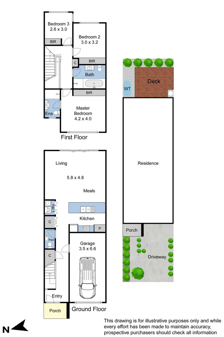 Floorplan of Homely townhouse listing, 31 Brunton Crescent, Mulgrave VIC 3170