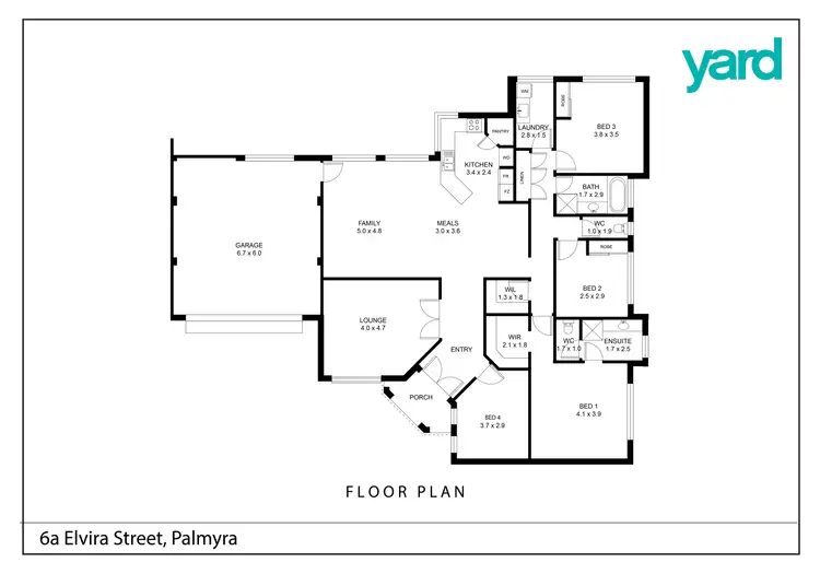 Floorplan of Homely house listing, 6A Elvira Street, Palmyra WA 6157