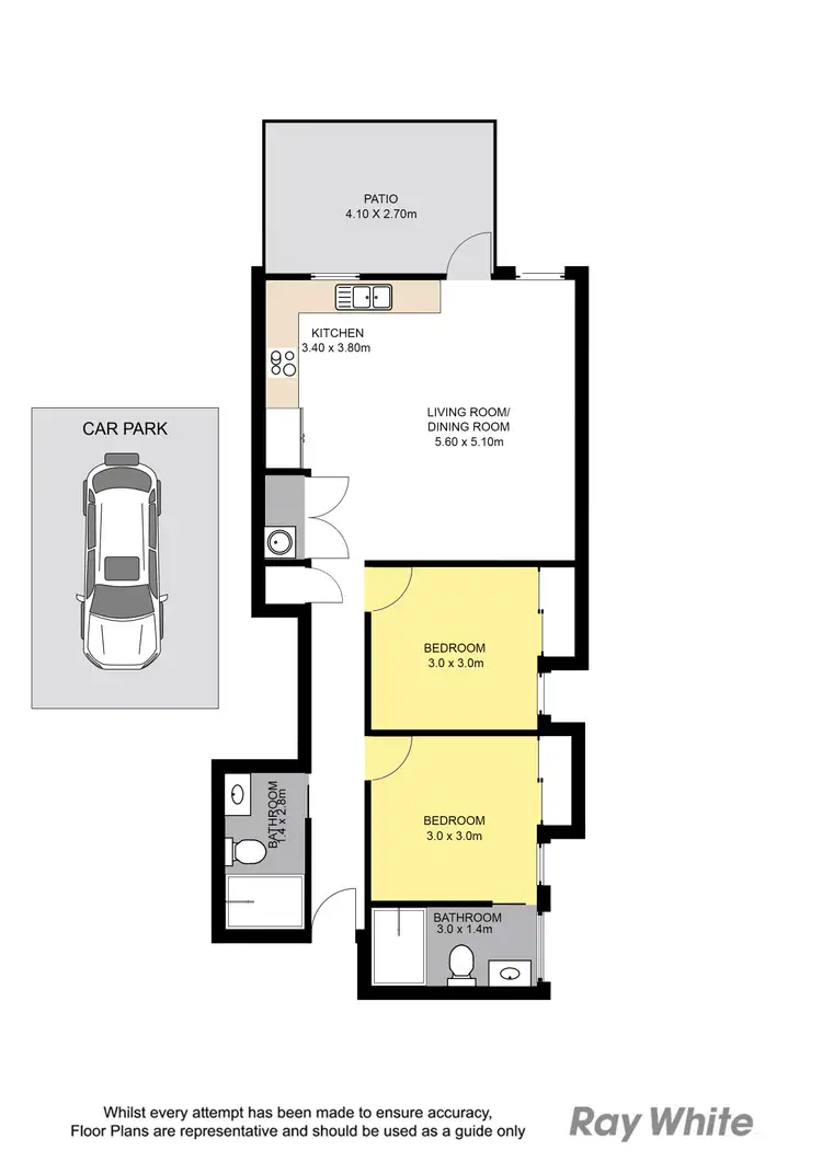 Floorplan of Homely unit listing, 6/37 Newhaven Street, Everton Park QLD 4053