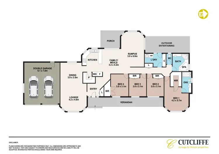 Floorplan of Homely rural property listing, 132-142 Third Avenue, Llandilo NSW 2747