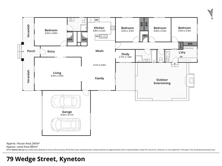Floorplan of Homely house listing, 79 Wedge Street, Kyneton VIC 3444