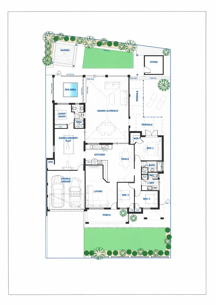 Floorplan of Homely house listing, 8 Chilko Court, Joondalup WA 6027
