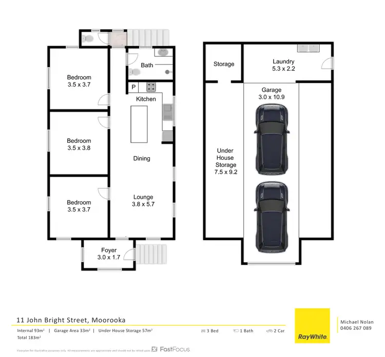 Floorplan of Homely house listing, 11 John Bright Street, Moorooka QLD 4105