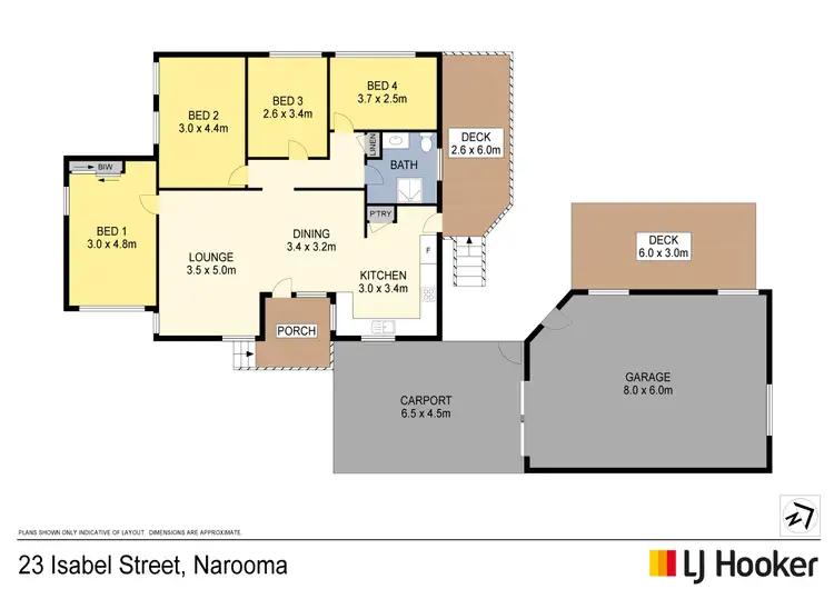 Floorplan of Homely house listing, 23 Isabel Street, Narooma NSW 2546