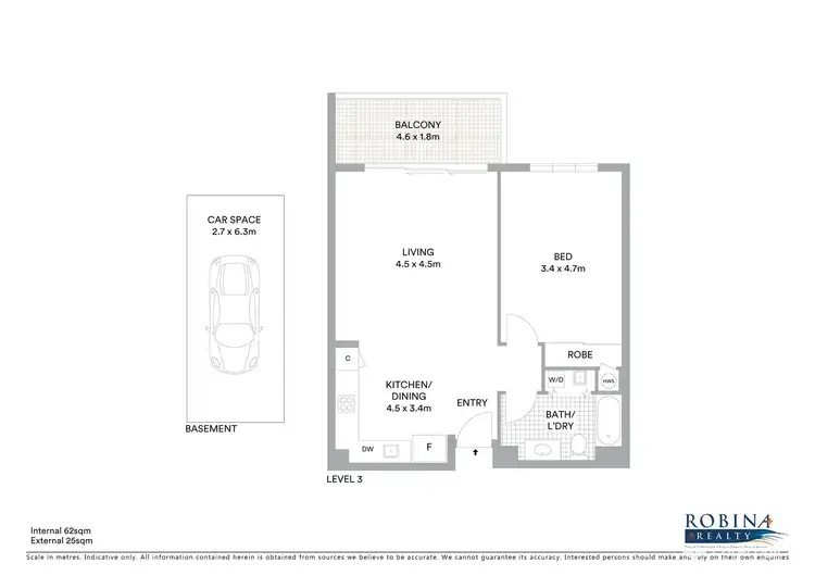 Floorplan of Homely house listing, 150/1-7 Moores Crescent, Varsity Lakes QLD 4227