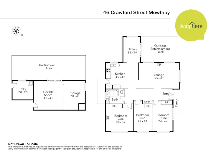 Floorplan of Homely house listing, 46 Crawford Street, Mowbray TAS 7248