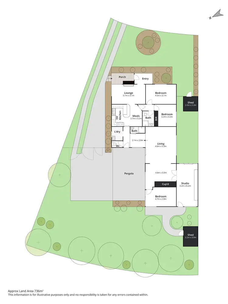 Floorplan of Homely house listing, 3 Carruthers Court, Thomson VIC 3219