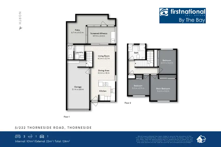 Floorplan of Homely townhouse listing, 5/222 Thorneside Road, Thorneside QLD 4158