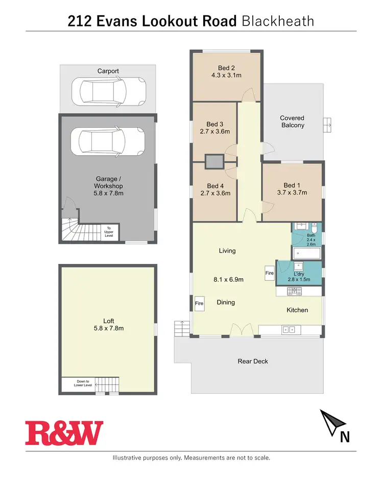 Floorplan of Homely house listing, 212-214 Evans Lookout Road, Blackheath NSW 2785