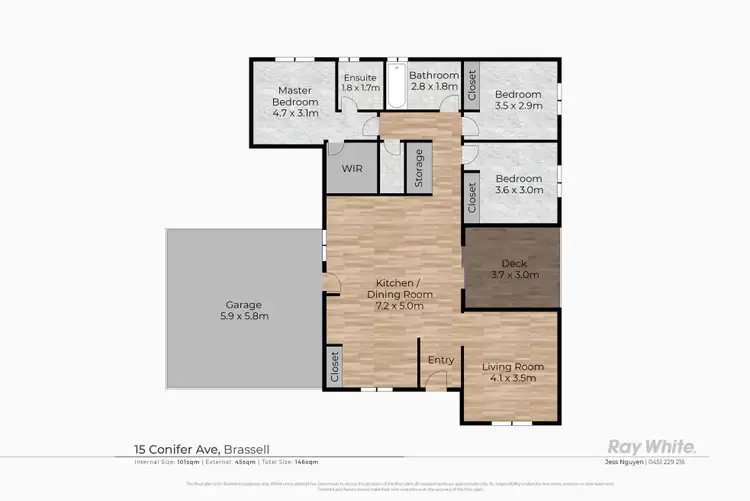Floorplan of Homely house listing, 15 Conifer Avenue, Brassall QLD 4305