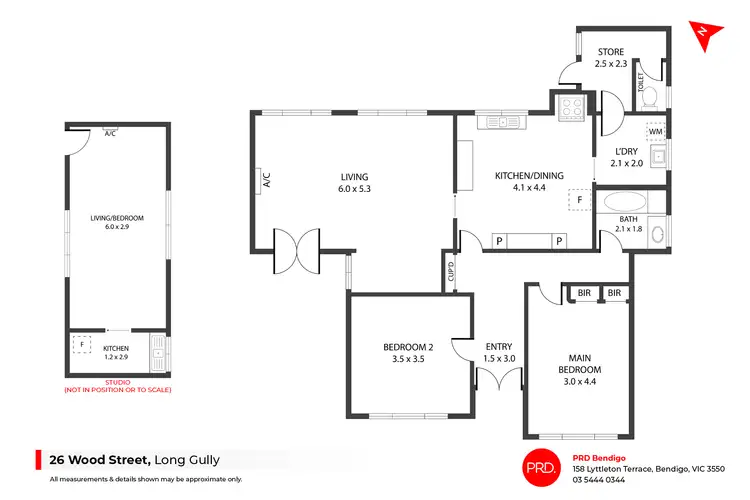 Floorplan of Homely house listing, 26 Wood Street, Long Gully VIC 3550