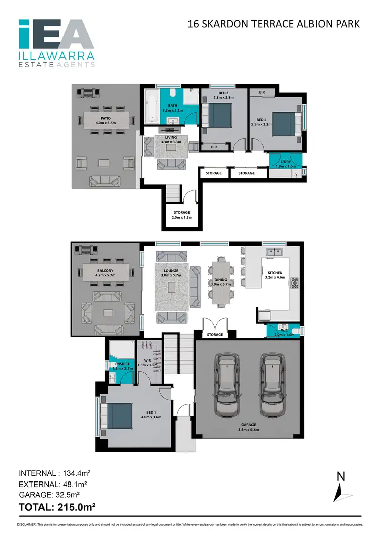 Floorplan of Homely house listing, 16 Skardon Terrace, Albion Park NSW 2527