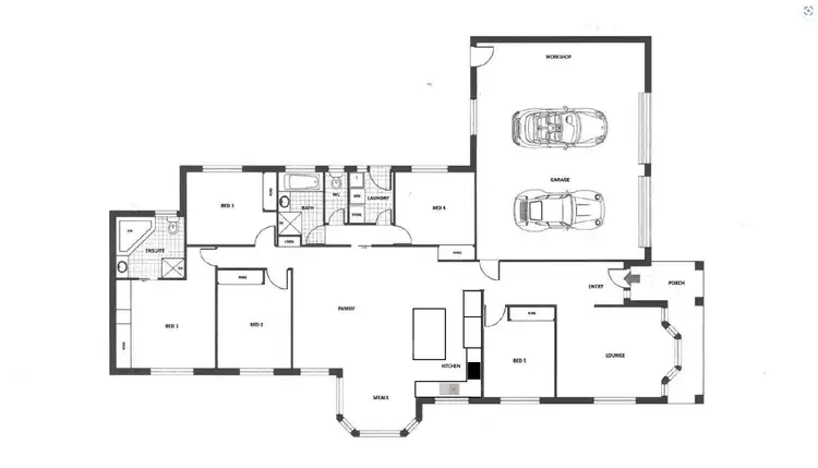 Floorplan of Homely house listing, 6 Ashby Drive, Bungendore NSW 2621