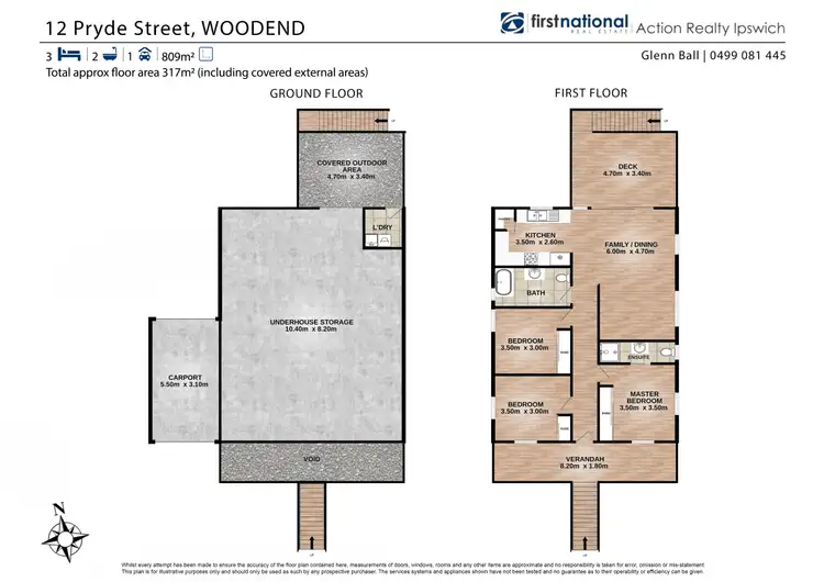Floorplan of Homely house listing, 12 Pryde Street, Woodend QLD 4305