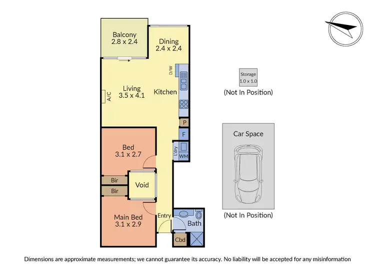 Floorplan of Homely apartment listing, 306/3 Chandler Road, Boronia VIC 3155