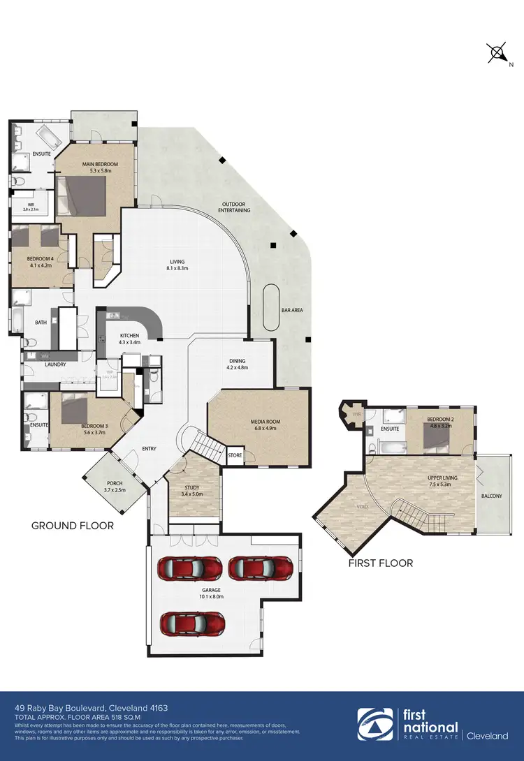 Floorplan of Homely house listing, 49 Raby Bay Boulevard, Raby Bay QLD 4163