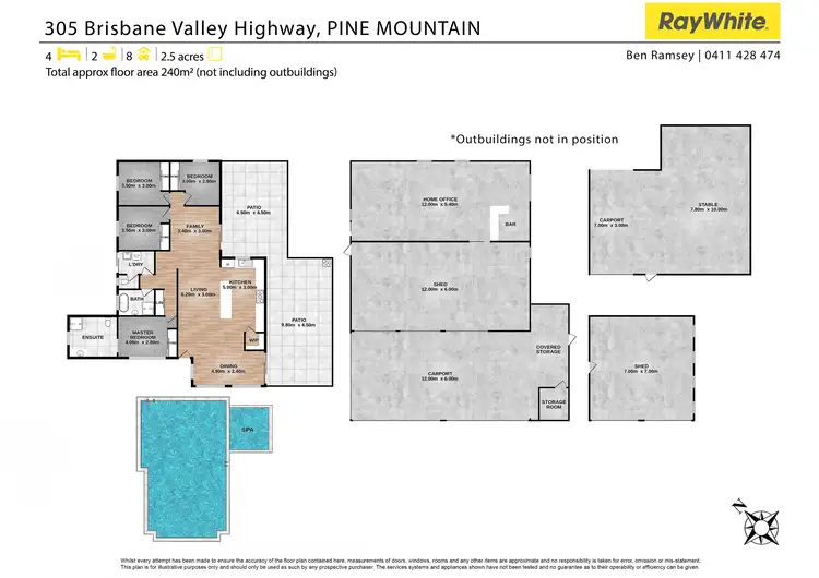 Floorplan of Homely house listing, 305-313 Brisbane Valley Highway, Pine Mountain QLD 4306