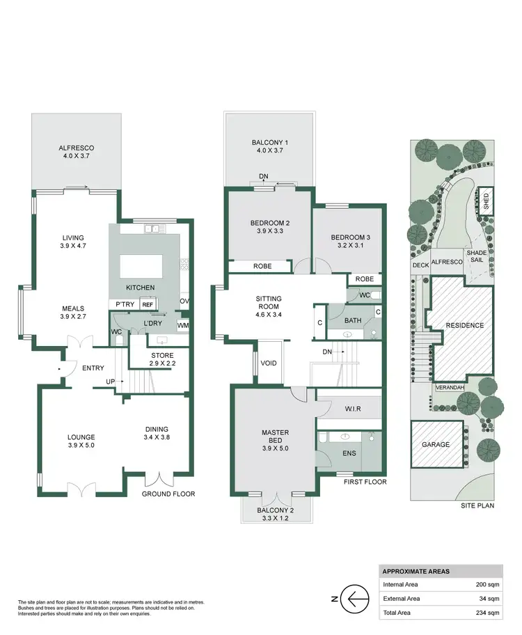 Floorplan of Homely house listing, 14A Walpole Street, Swanbourne WA 6010