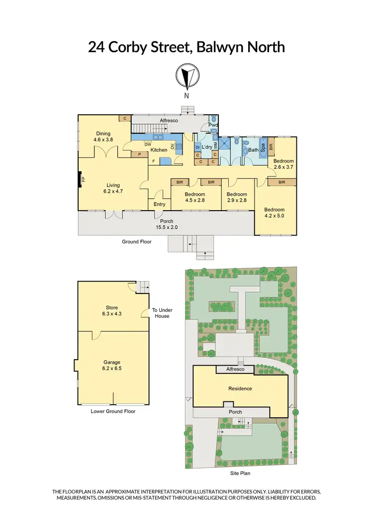 Floorplan of Homely house listing, 24 Corby Street, Balwyn North VIC 3104