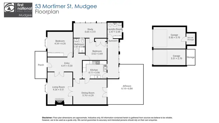 Floorplan of Homely house listing, 53 Mortimer Street, Mudgee NSW 2850