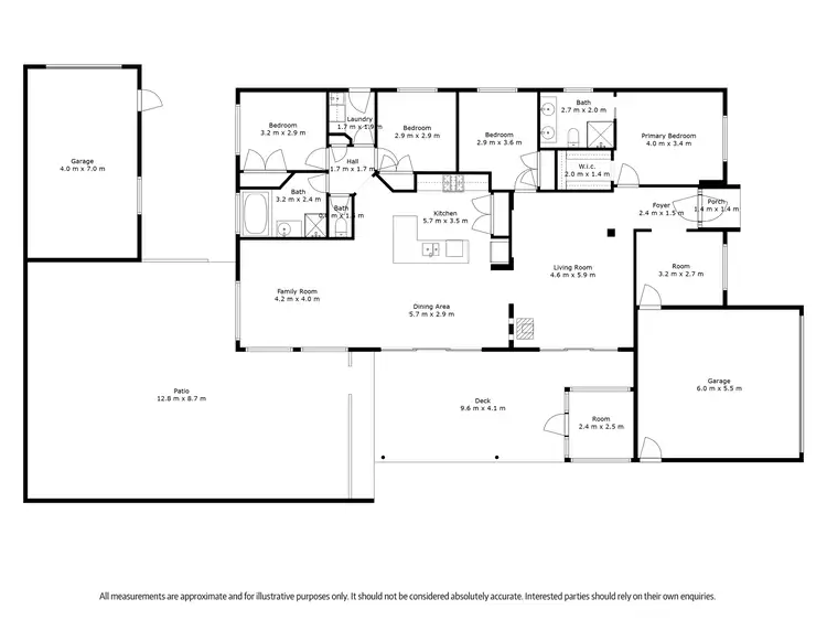 Floorplan of Homely house listing, 42 LEDA DRIVE, Tarneit VIC 3029