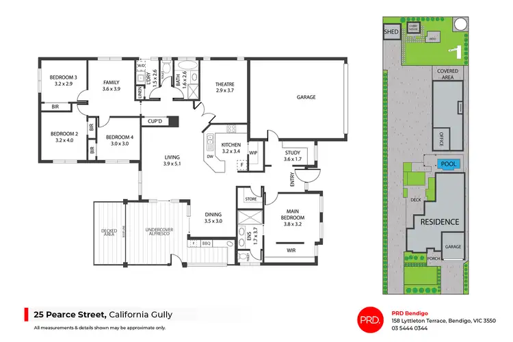 Floorplan of Homely house listing, 25 Pearce Street, California Gully VIC 3556