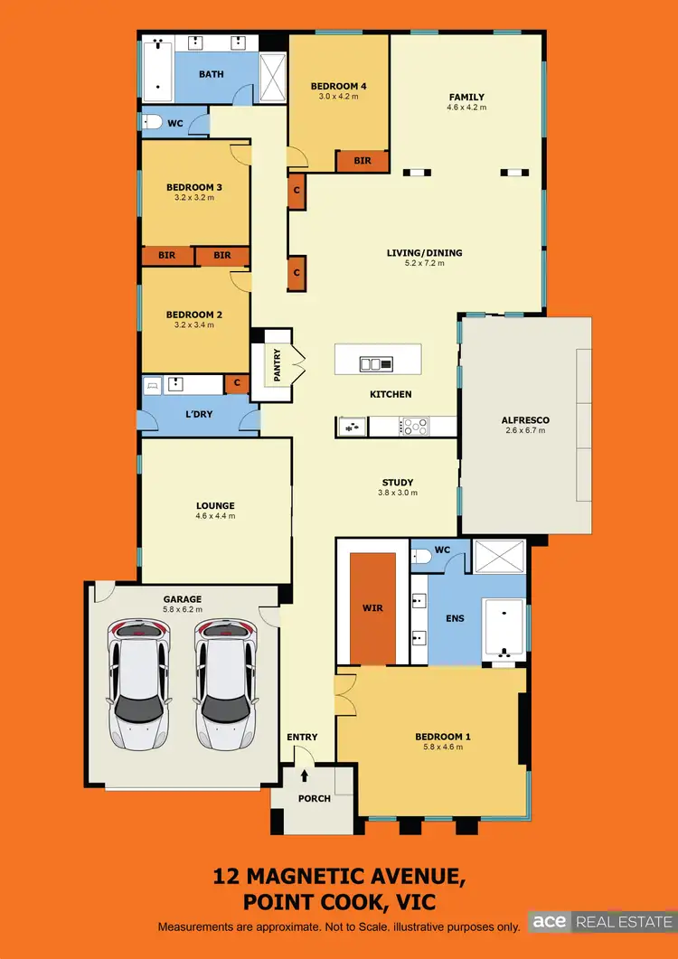 Floorplan of Homely house listing, 12 Magnetic Avenue, Point Cook VIC 3030