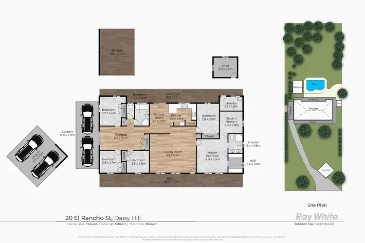 Floorplan of Homely house listing, 20 El Rancho Street, Daisy Hill QLD 4127