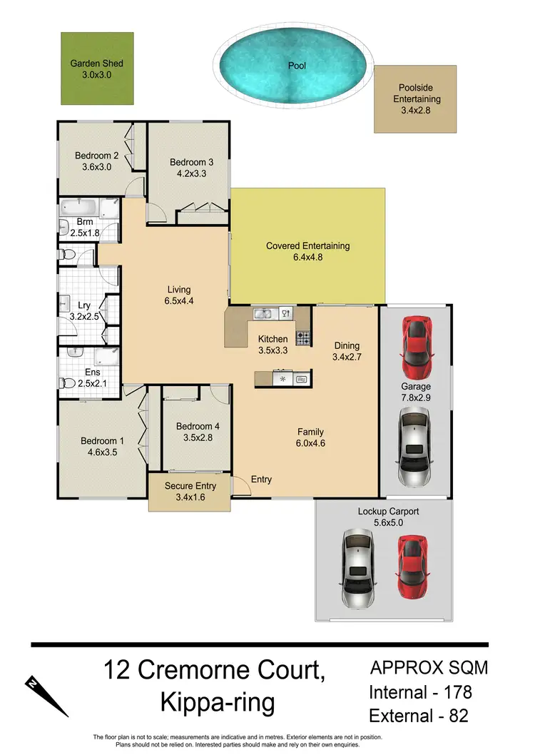 Floorplan of Homely house listing, 12 Cremorne Court, Kippa-Ring QLD 4021