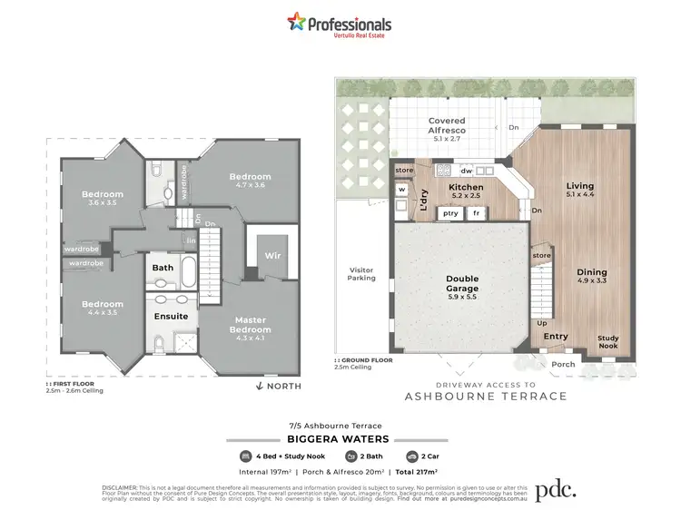 Floorplan of Homely townhouse listing, 7/5 Ashbourne Terrace, Biggera Waters QLD 4216
