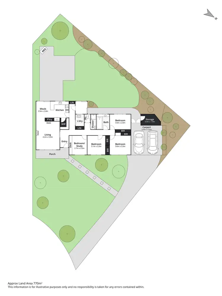 Floorplan of Homely house listing, 4 Berramongo Court, Belmont VIC 3216