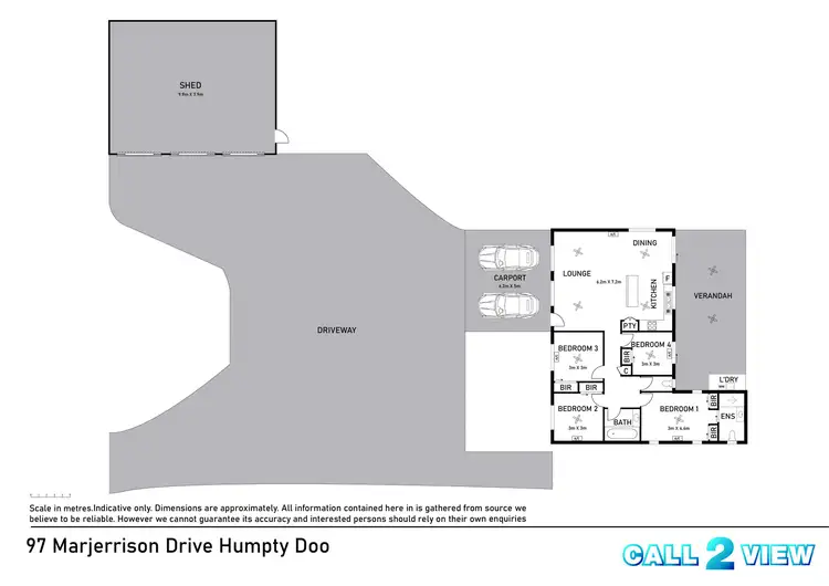 Floorplan of Homely house listing, 97 Marjerrison Drive, Humpty Doo NT 836