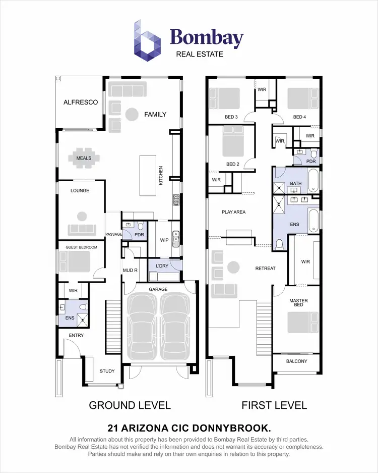 Floorplan of Homely house listing, 21 Arizona Circuit,, Donnybrook VIC 3064