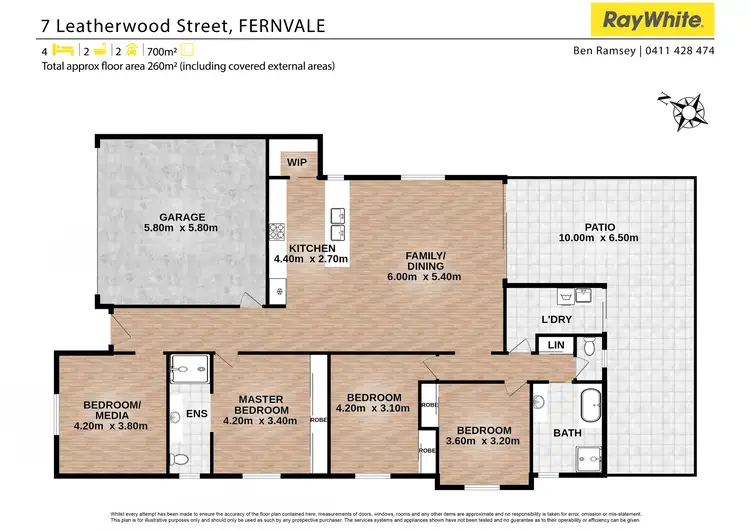 Floorplan of Homely house listing, 7 Leatherwood Street, Fernvale QLD 4306