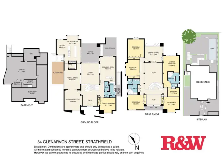 Floorplan of Homely house listing, 34 Glenarvon Street, Strathfield NSW 2135