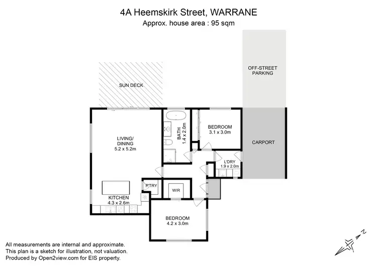 Floorplan of Homely house listing, 2/4 Heemskirk Street, Warrane TAS 7018