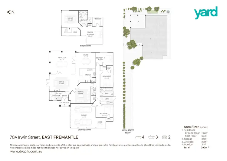 Floorplan of Homely house listing, 70A Irwin Street, East Fremantle WA 6158