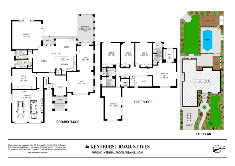 Floorplan of Homely house listing, 46 Kenthurst Road, St Ives NSW 2075