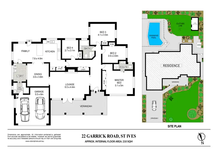 Floorplan of Homely house listing, 22 Garrick Road, St Ives NSW 2075