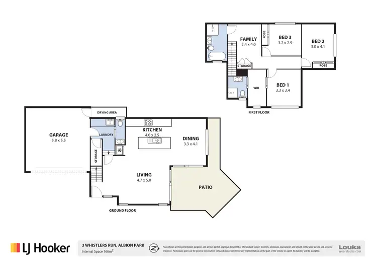 Floorplan of Homely house listing, 3 Whistlers Run, Albion Park NSW 2527