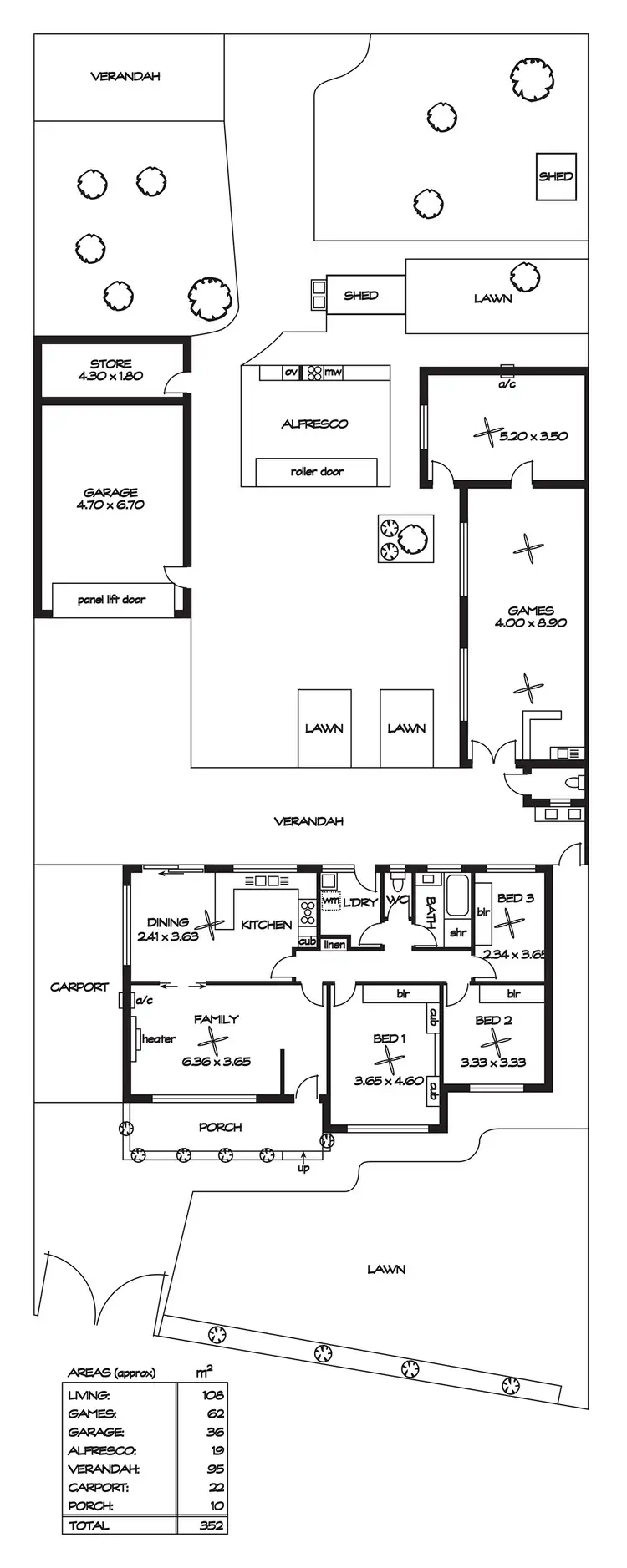 Floorplan of Homely house listing, 38 Maidos Grove, Valley View SA 5093