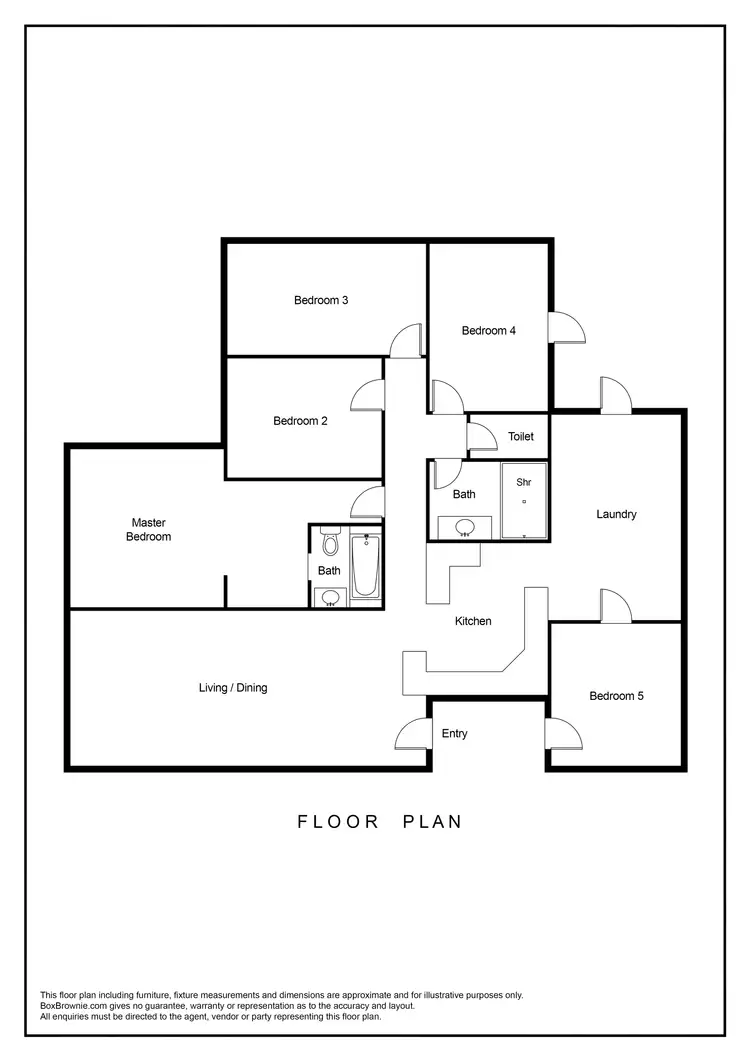 Floorplan of Homely house listing, 73 Bayswater Road, Pimlico QLD 4812