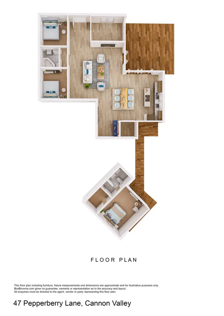 Floorplan of Homely house listing, 47 Pepperberry Lane, Cannon Valley QLD 4800