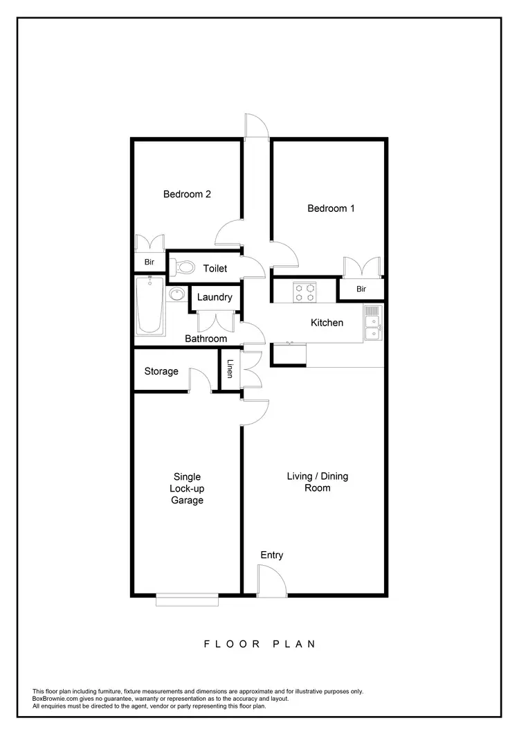 Floorplan of Homely unit listing, 5/29 Ackers Street, Hermit Park QLD 4812