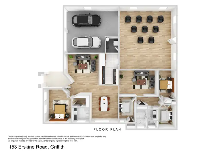 Floorplan of Homely house listing, 153 Erskine Road, Griffith NSW 2680