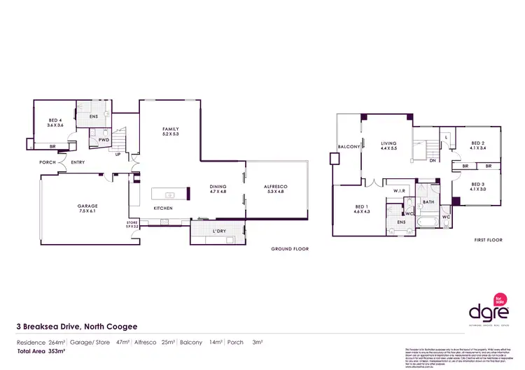 Floorplan of Homely house listing, 3 Breaksea Drive, North Coogee WA 6163