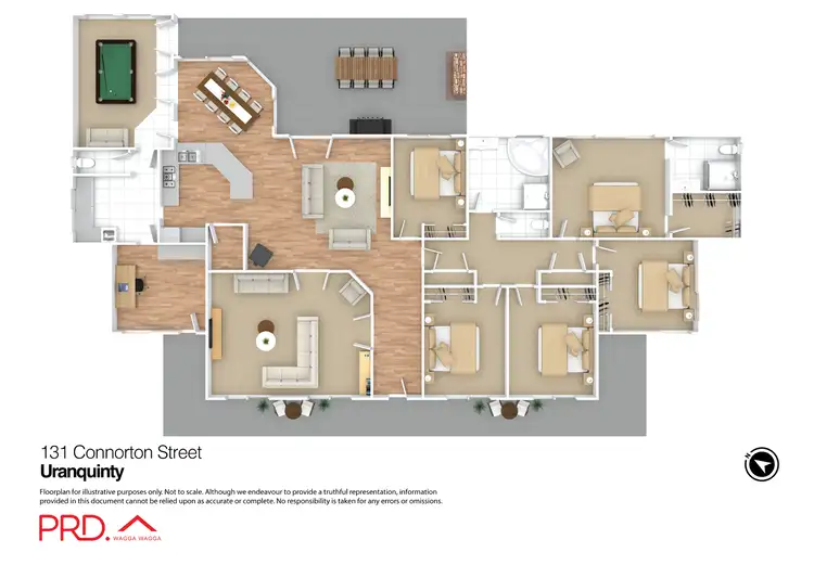Floorplan of Homely house listing, 131 Connorton Street, Uranquinty NSW 2652